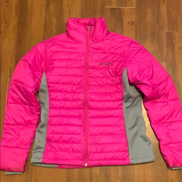 columbia powder pillow hybrid hooded jacket